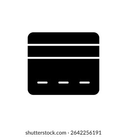 Credit card icon symbol for apps and websites. Credit card payment sign and symbol