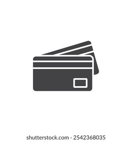 Credit Card icon Symbol mark in filled style