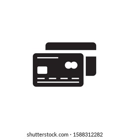 Credit card icon symbol vector illustration