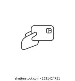 Icono de tarjeta de crédito Ilustración vectorial