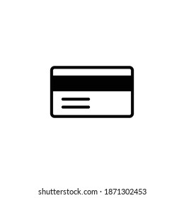 Credit card icon, Credit card symbol for your web site