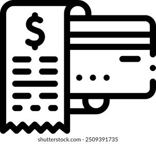 icono de tarjeta de crédito. Diseño De Estilo Lineal Delgado Aislado Sobre Fondo Blanco