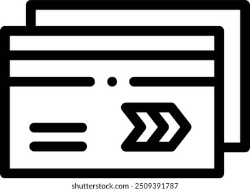 icono de tarjeta de crédito. Diseño De Estilo Lineal Delgado Aislado Sobre Fondo Blanco