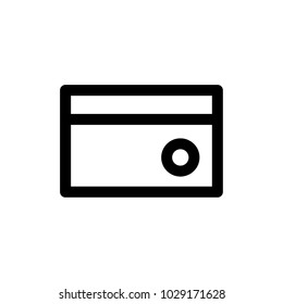 credit card icon vector