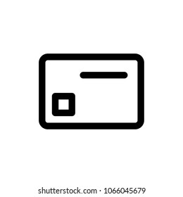 credit card icon vector