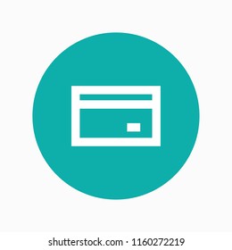 credit card icon vector