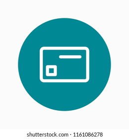credit card icon vector