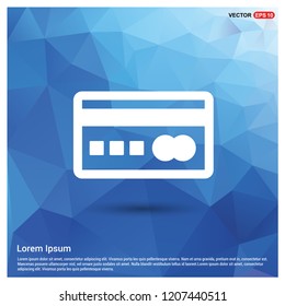 Credit card icon - vector icon