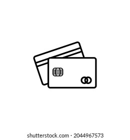 Credit Card Icon, Vector Credit Card Icon