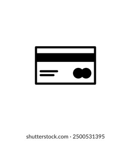 Icono de tarjeta de crédito. Vector de icono de tarjeta.