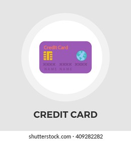 Credit Card Icon Vector. 