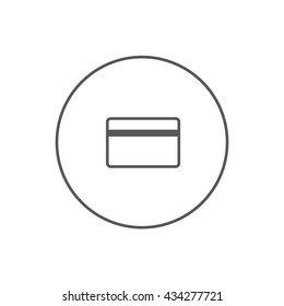 Credit card Icon, Vector