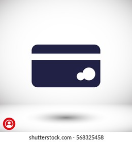 Credit Card icon. Vector