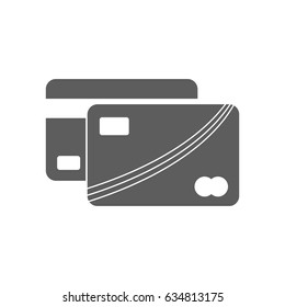 Credit card icon vector