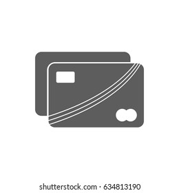Credit card icon vector
