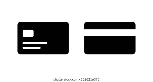 Credit card icon vector. Atm card vector design. Credit card payment and cash withdrawal icon