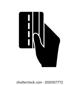 Credit card icon vector. Bank card illustration sign. Bank account symbol or logo.