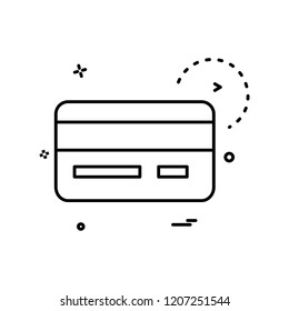 credit card icon vector design