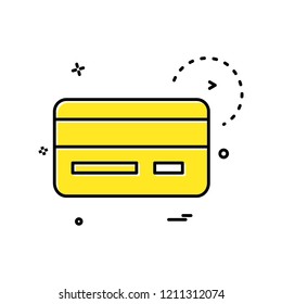 credit card icon vector design