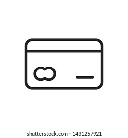 Credit card icon vector design template