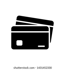 Credit card icon vector design template