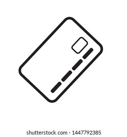 credit card icon vector in design template illustration