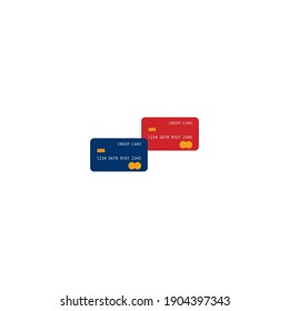 Credit Card Icon vector design illustration symbol and background.