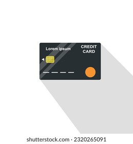 Diseño de vectores de iconos de tarjeta de crédito.