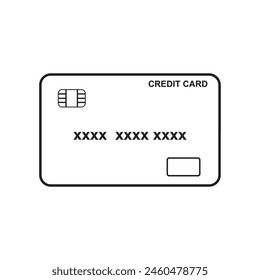 Credit Card Icon vector design illustration symbol and background. 