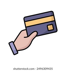 credit card icon vector design template simple and clean