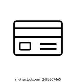 credit card icon vector design template simple and clean