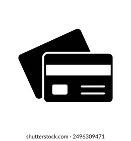 credit card icon vector design template simple and clean