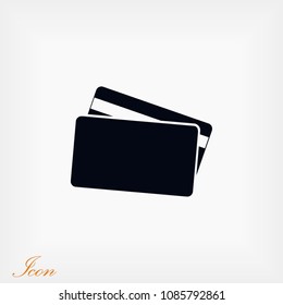 Credit Card Icon, Vector EPS 10 illustration style