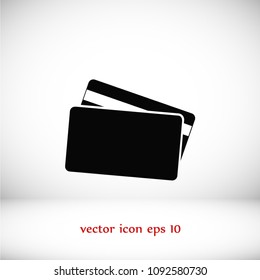 Credit Card Icon, Vector EPS 10 illustration style