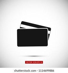 Credit Card Icon, Vector EPS 10 illustration style