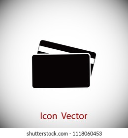 Credit Card Icon, Vector EPS 10 illustration style