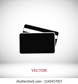 Credit Card Icon, Vector EPS 10 illustration style