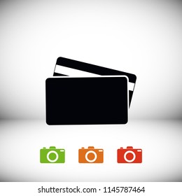 Credit Card Icon, Vector EPS 10 illustration style