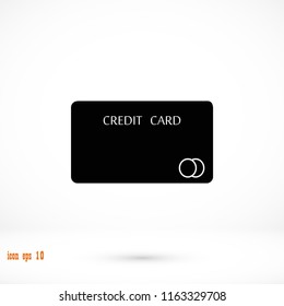 Credit Card Icon, Vector EPS 10 illustration style