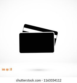 Credit Card Icon, Vector EPS 10 illustration style