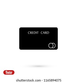 Credit Card Icon, Vector EPS 10 illustration style