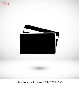 Credit Card Icon, Vector EPS 10 illustration style
