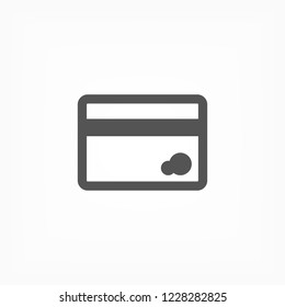 Credit Card icon. Vector  Eps 10 