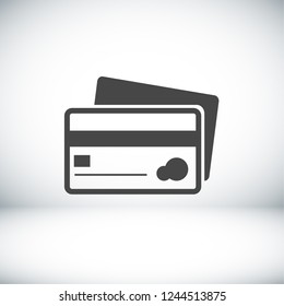 Credit Card icon. Vector  Eps 10 