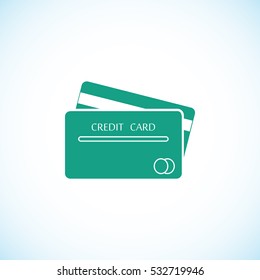 Credit Card Icon, Vector EPS 10 illustration style