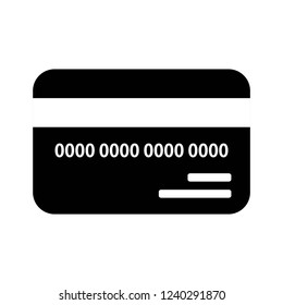 credit card icon vector eps10 on white background