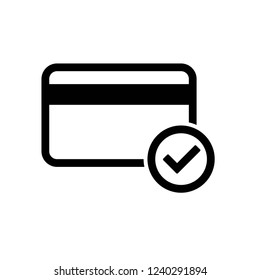 credit card icon vector eps10 on white background