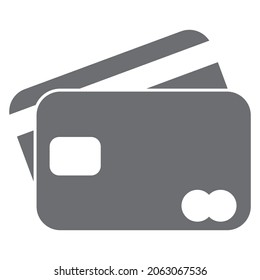 Vector de icono de tarjeta de crédito EPS10
