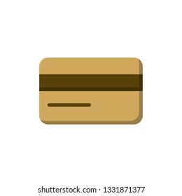 credit card icon vector flat design