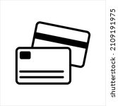 Credit card icon vector illustration